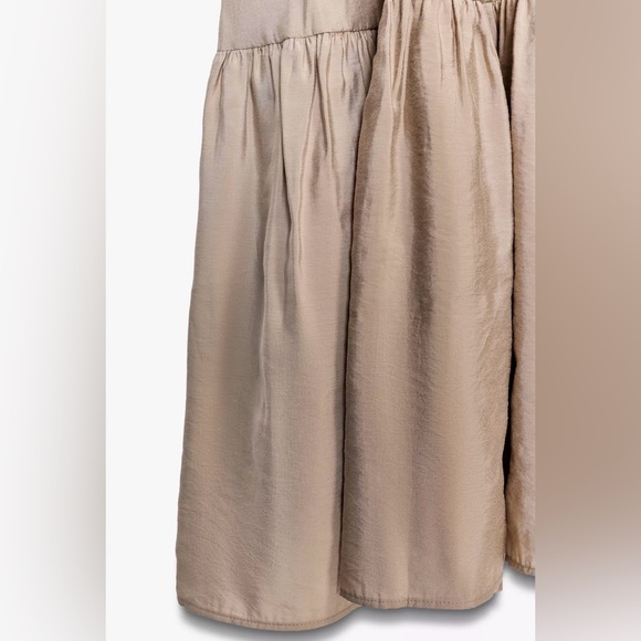 ZARA Flowy Midi Dress in Stone! - Picture 6 of 7